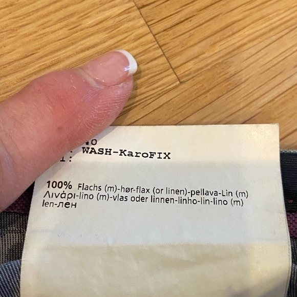 Hiltl Mens Gray Charcoal Tan Plaid Shorts / Flat Front Panel / Size 34 - Picture 14 of 16